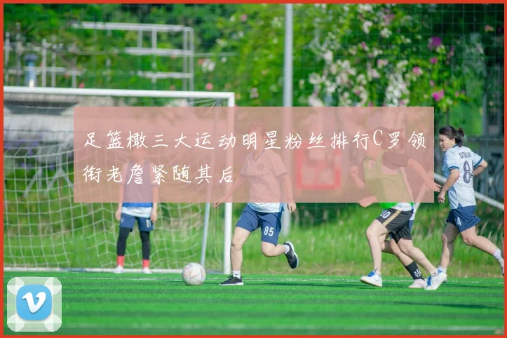 足篮橄三大运动明星粉丝排行C罗领衔老詹紧随其后